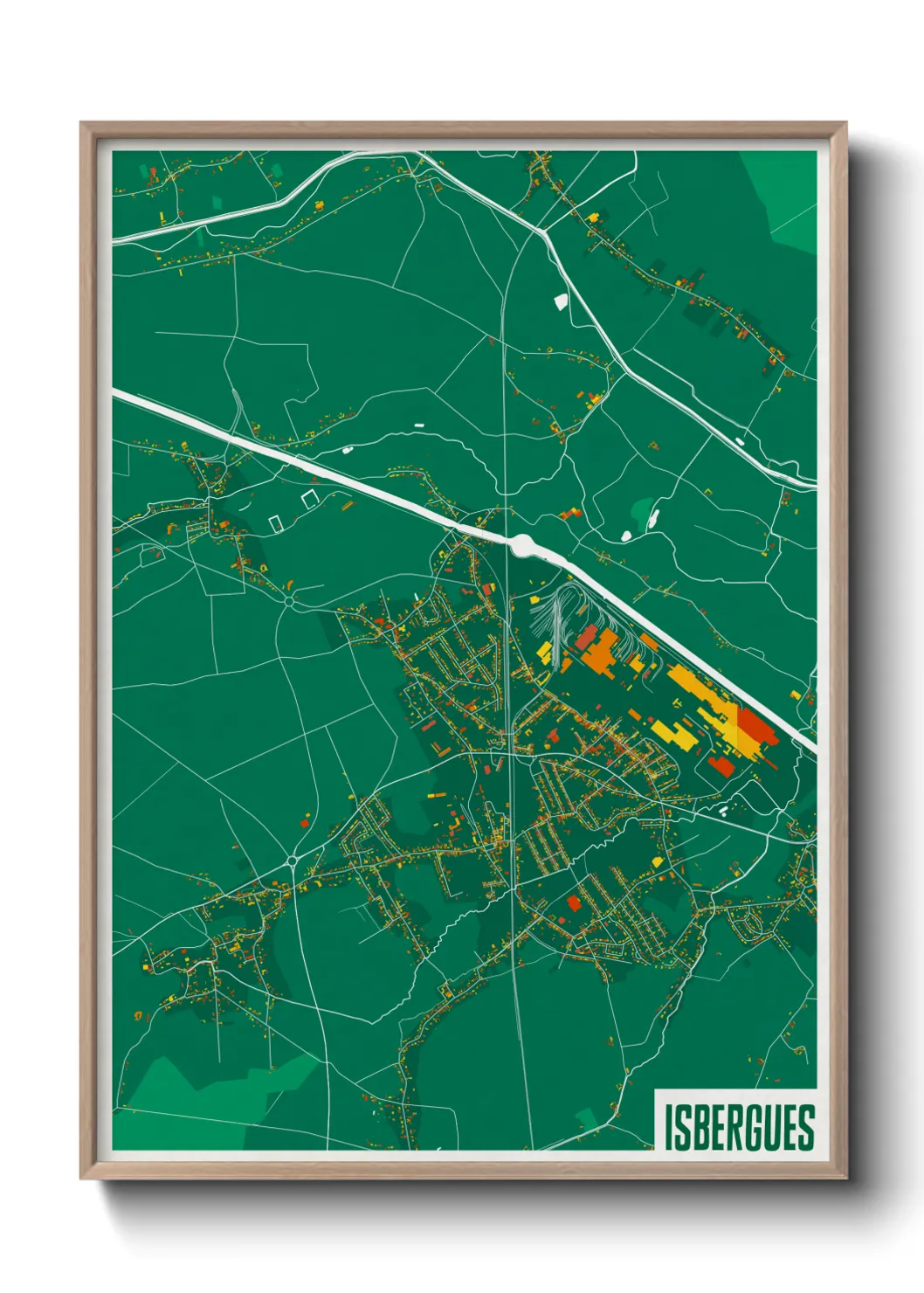 Un poster carteIsbergues