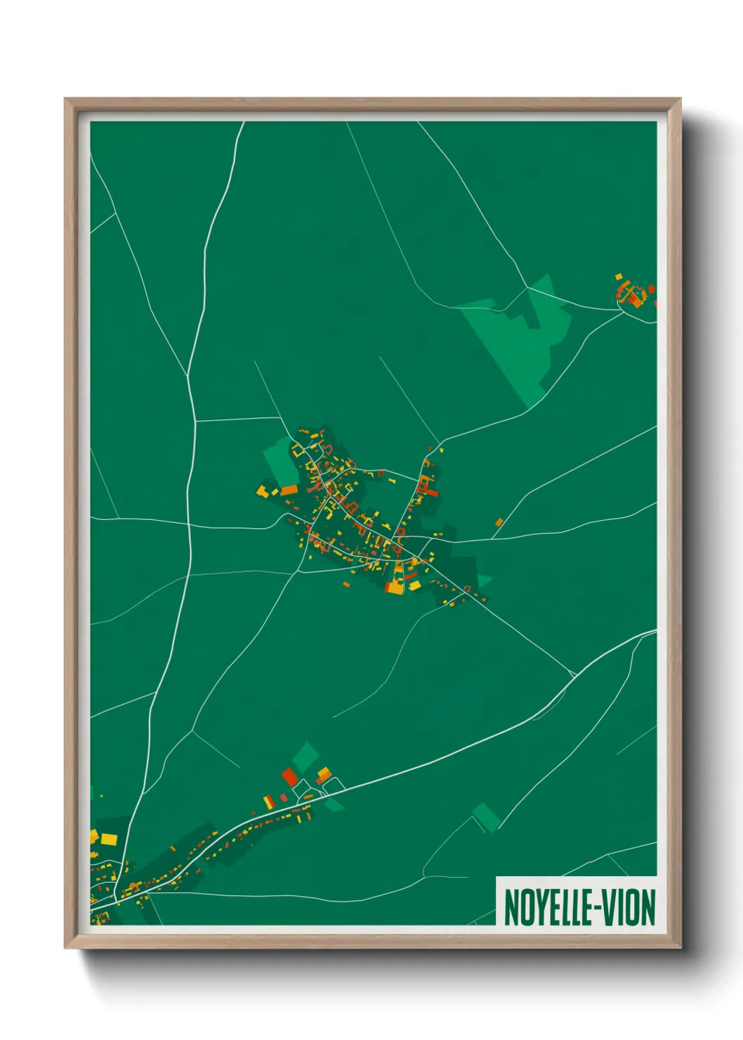 Un poster carteNoyelle-Vion