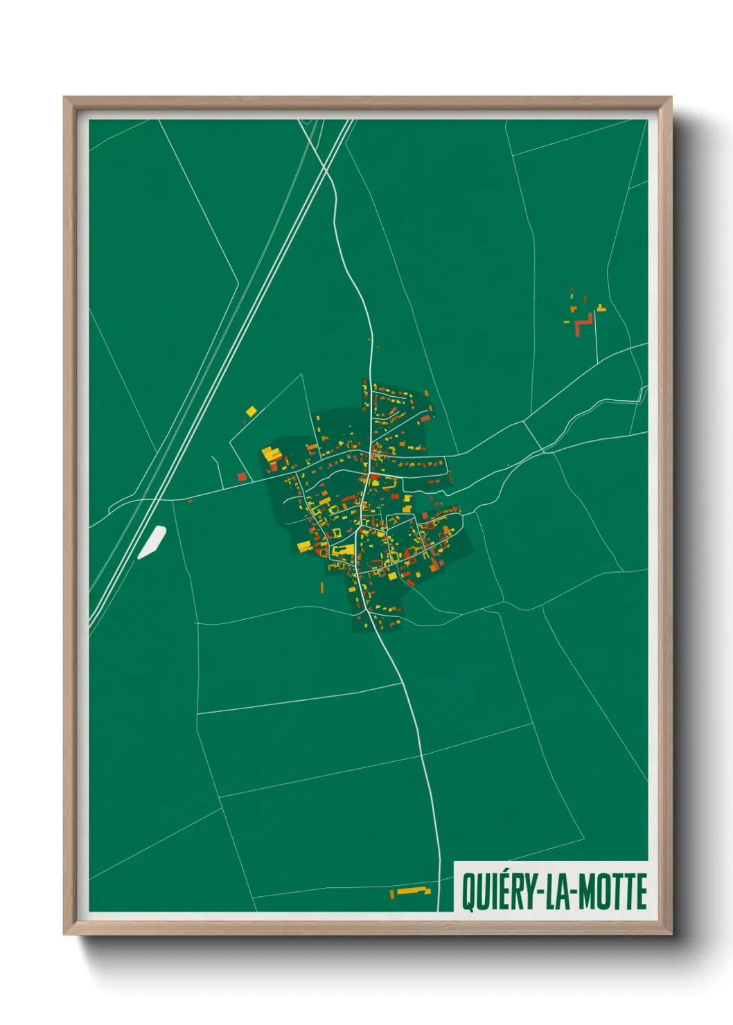 Un poster carteQuiéry-la-Motte