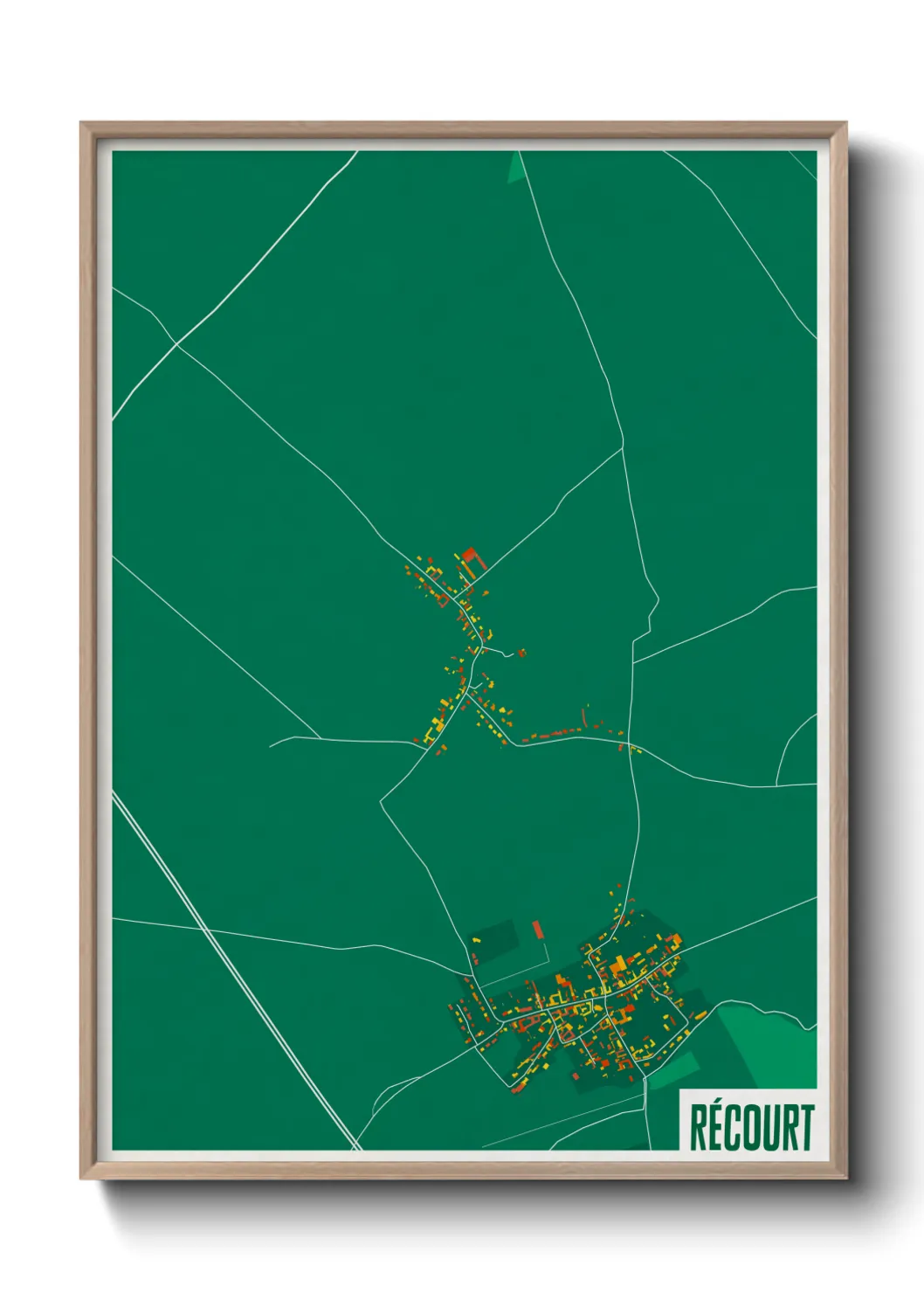 Un poster carteRécourt