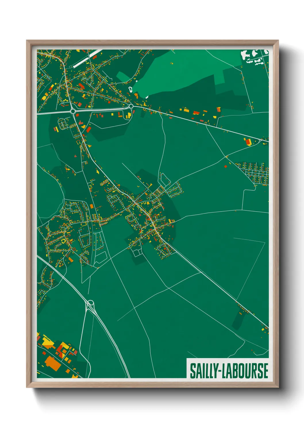 Un poster carteSailly-Labourse