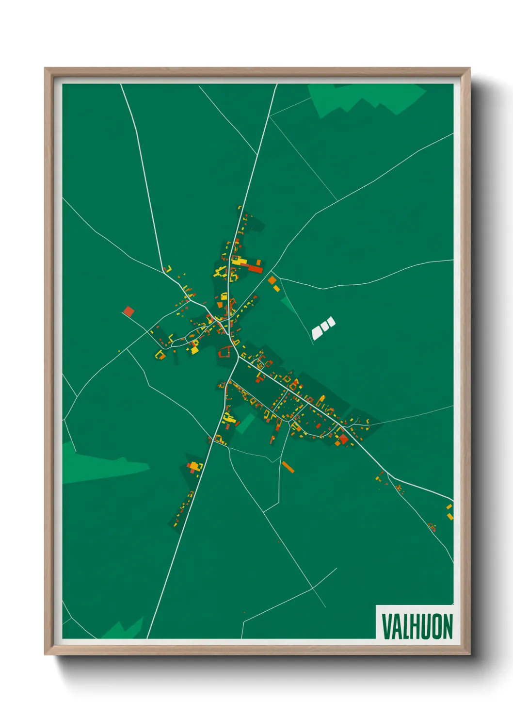 Une affiche de carte sur Valhuon