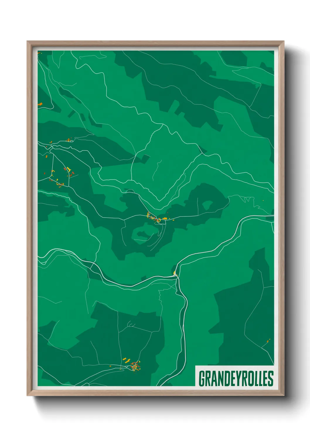 Un poster carteGrandeyrolles