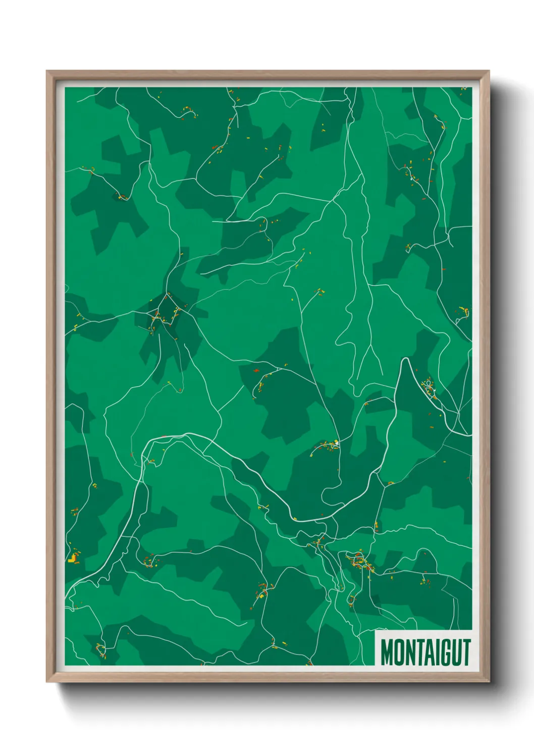 Un poster carteMontaigut