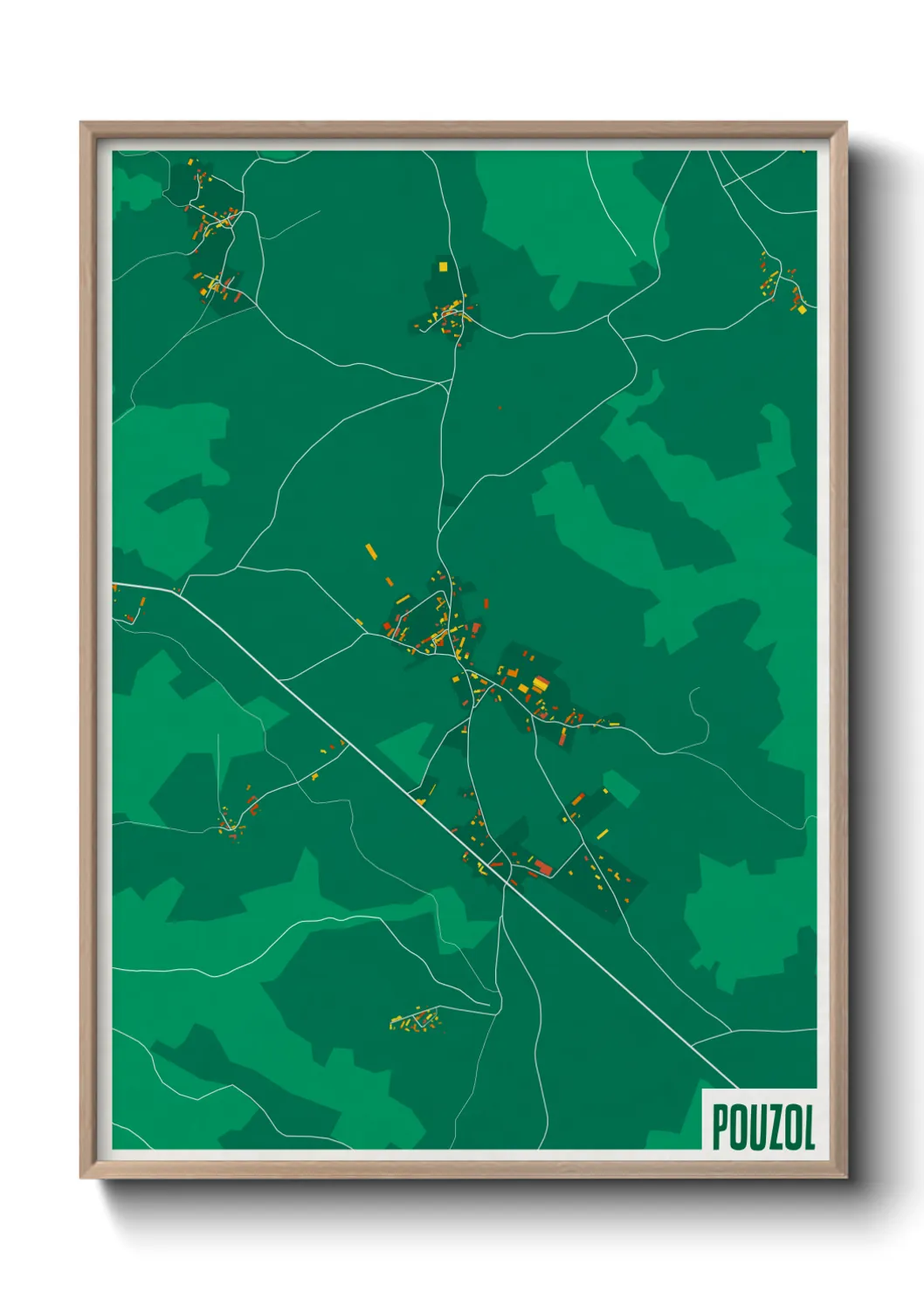 Un poster cartePouzol