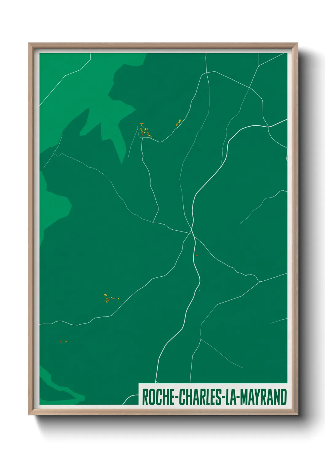 Un poster carteRoche-Charles-la-Mayrand