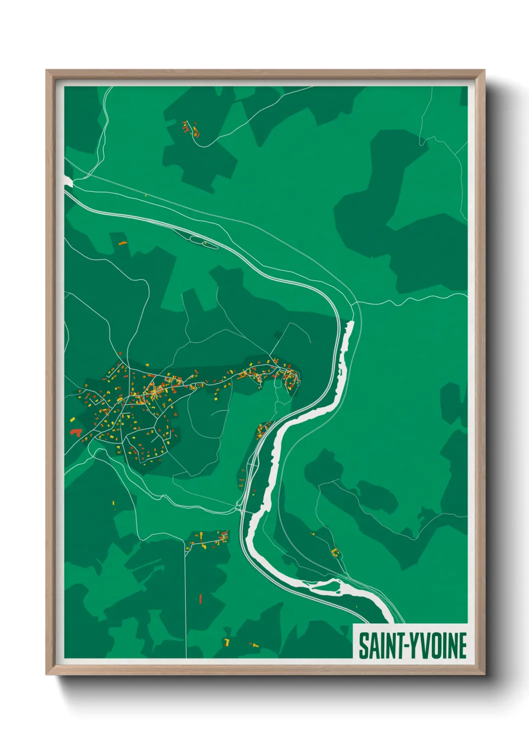 Un poster carteSaint-Yvoine