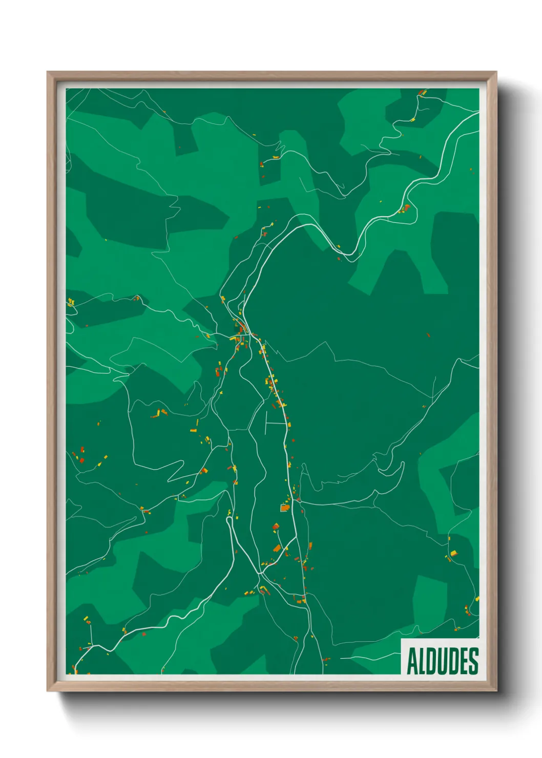 Un poster carteAldudes