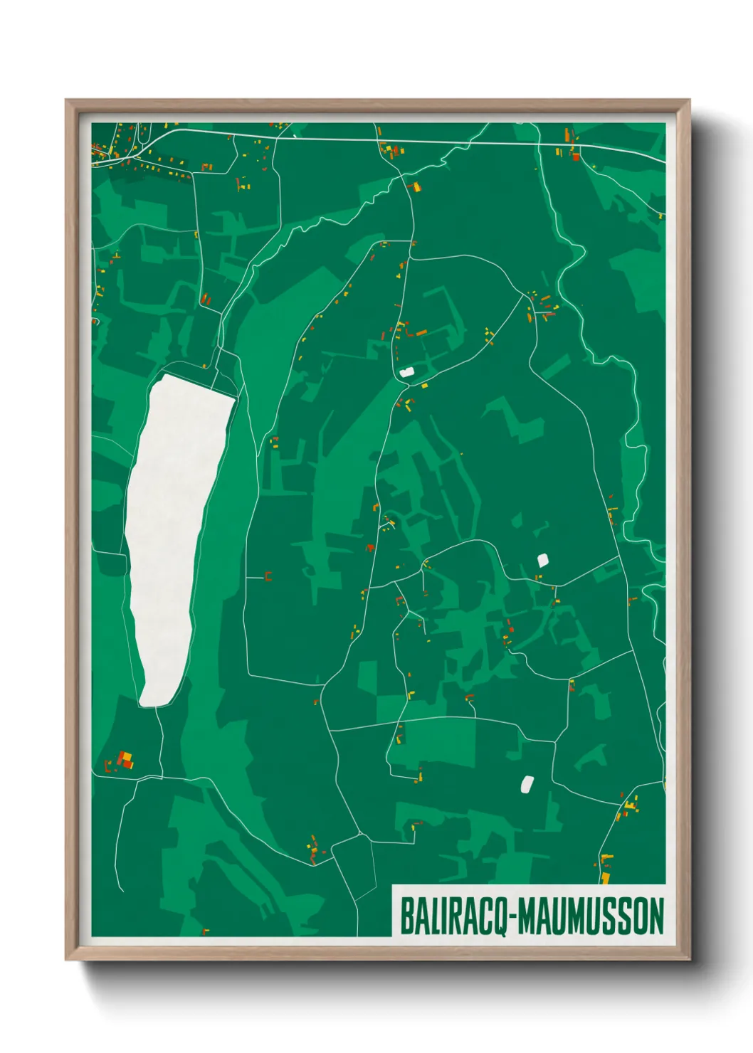 Un poster carteBaliracq-Maumusson