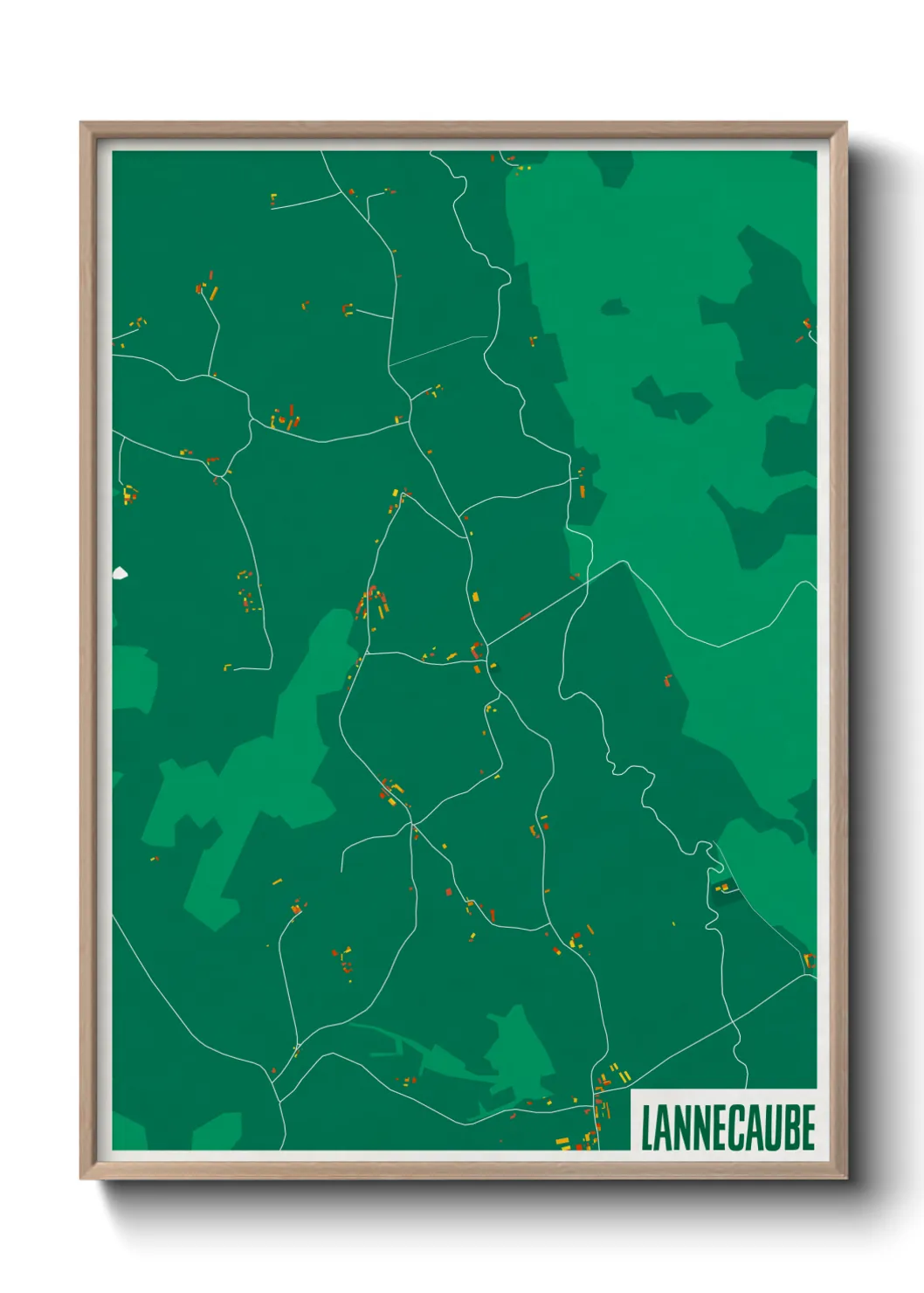 Un poster carteLannecaube