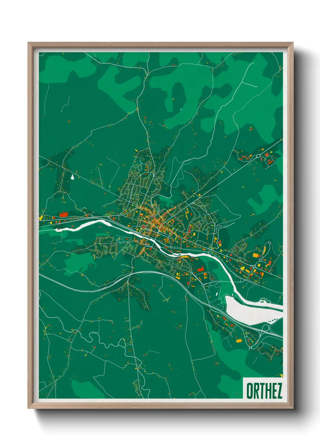 Un poster carteOrthez