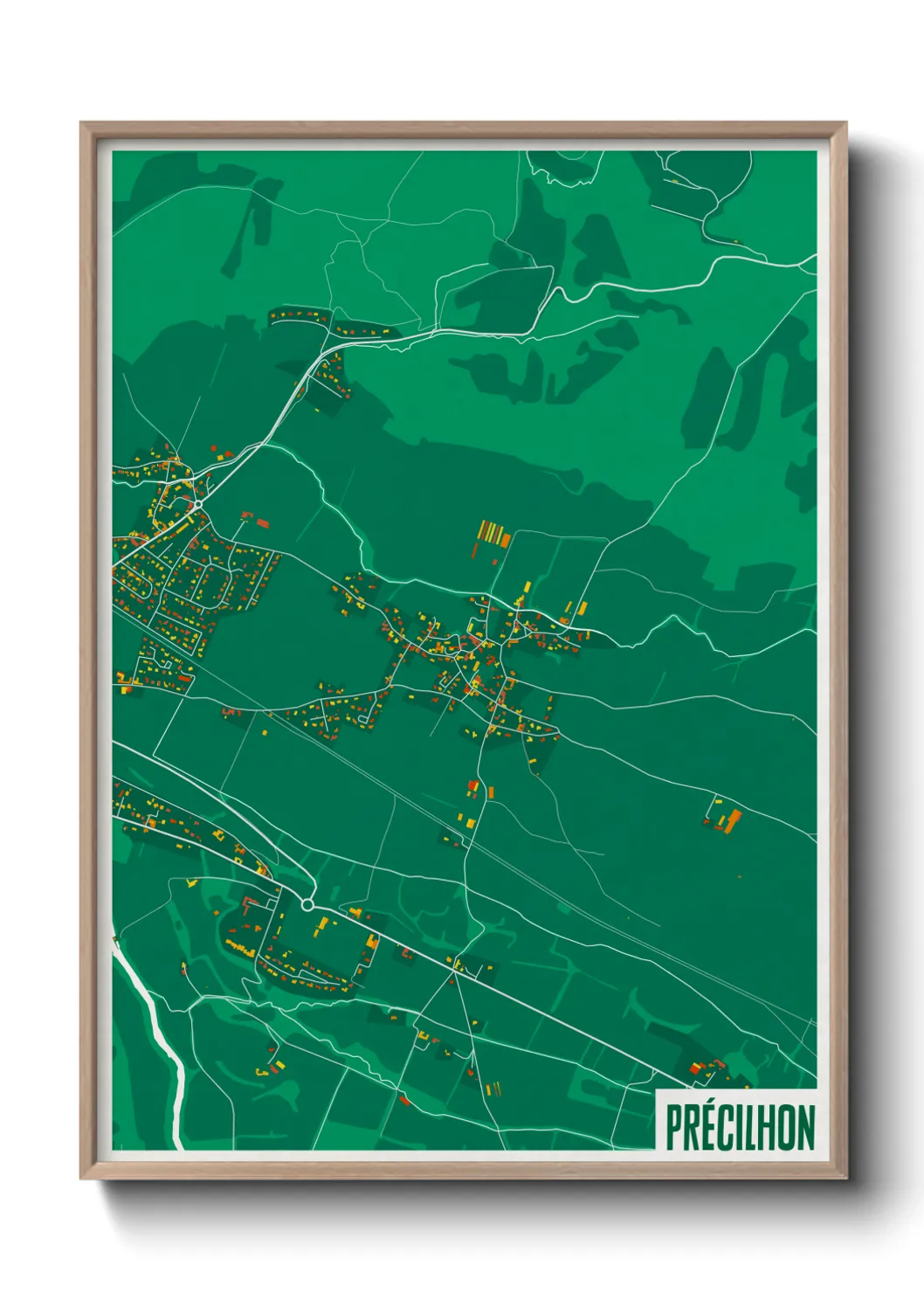 Un poster cartePrécilhon