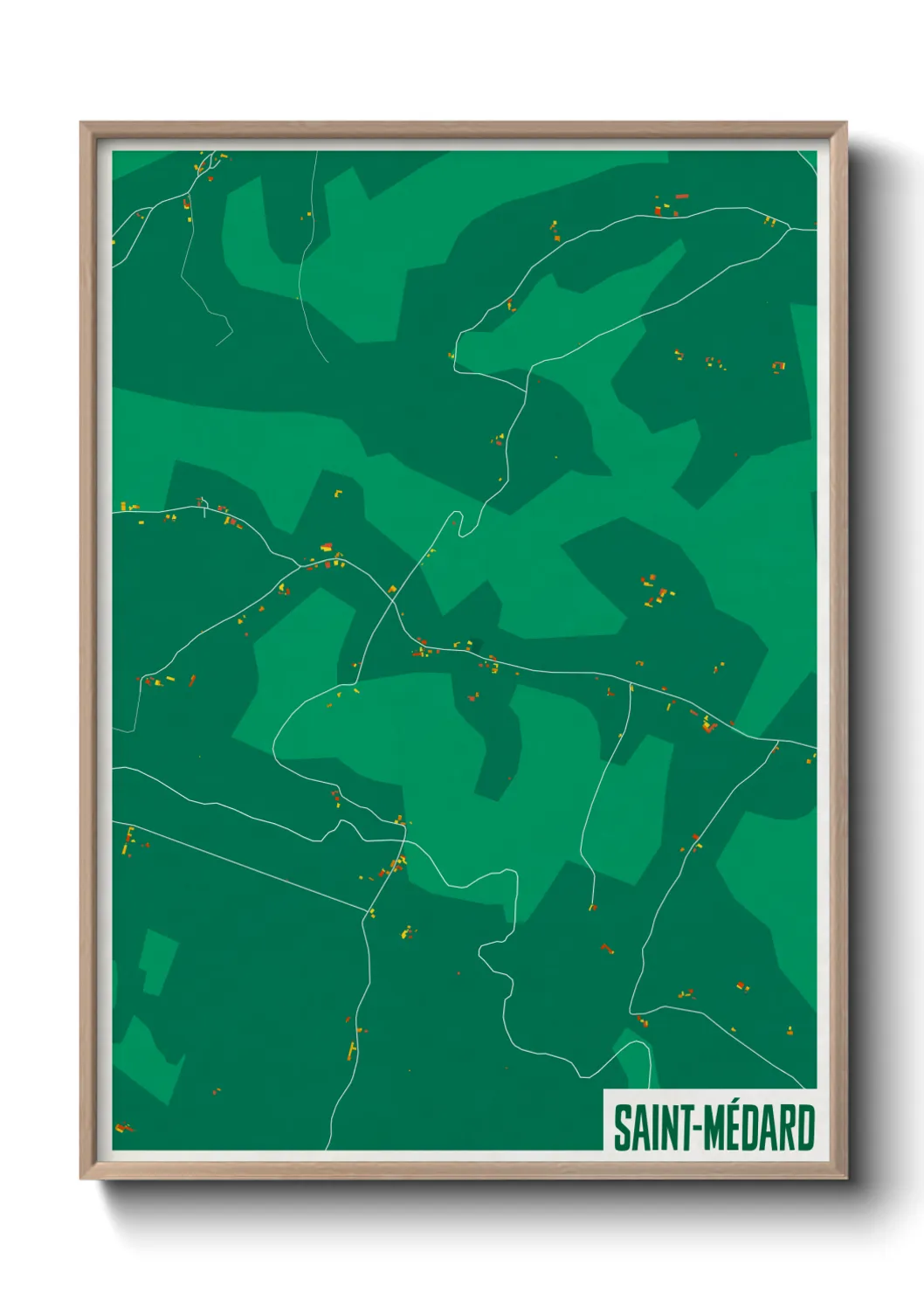 Un poster carteSaint-Médard