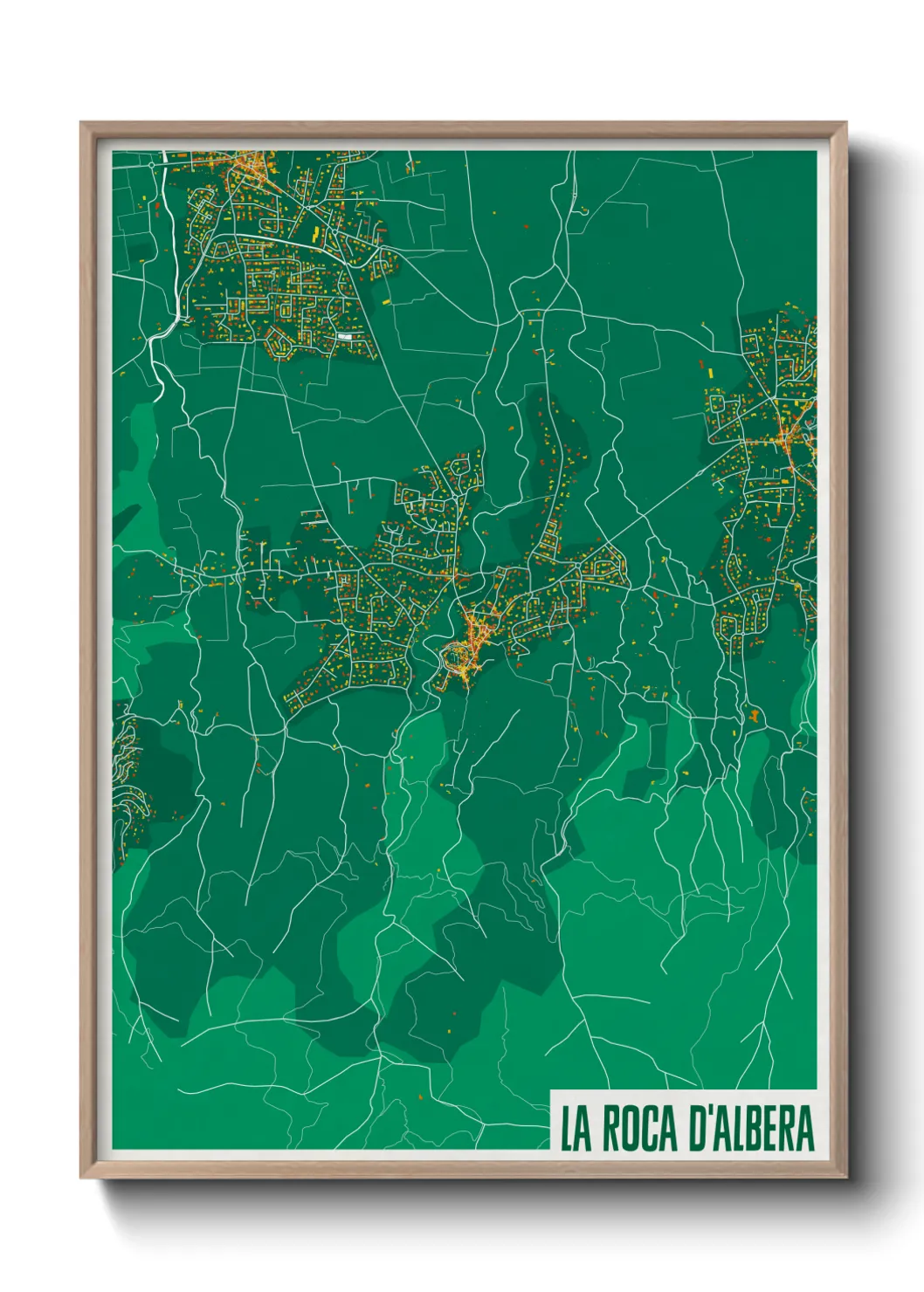 Un poster cartela Roca d'Albera