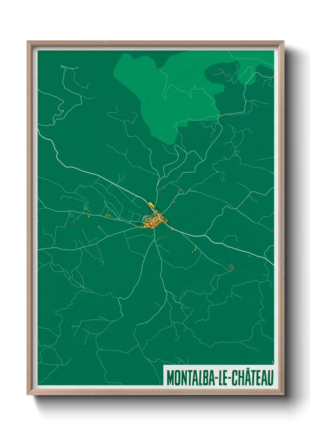 Un poster carteMontalba-le-Château