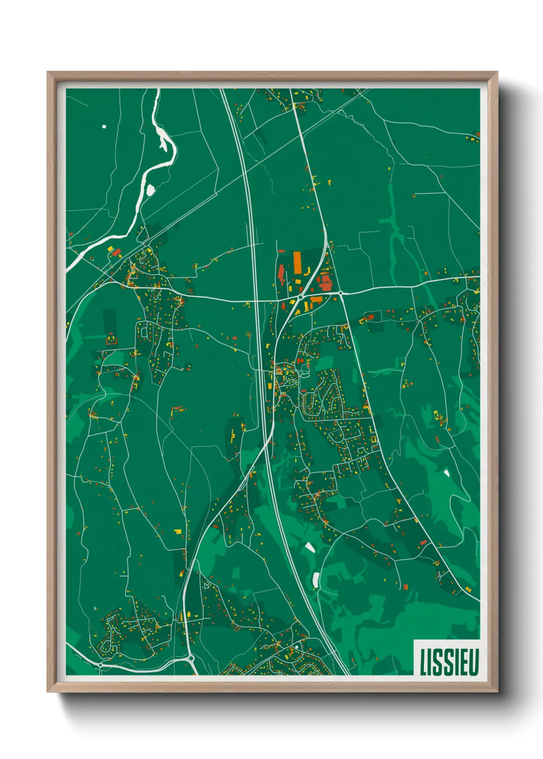 Un poster carteLissieu