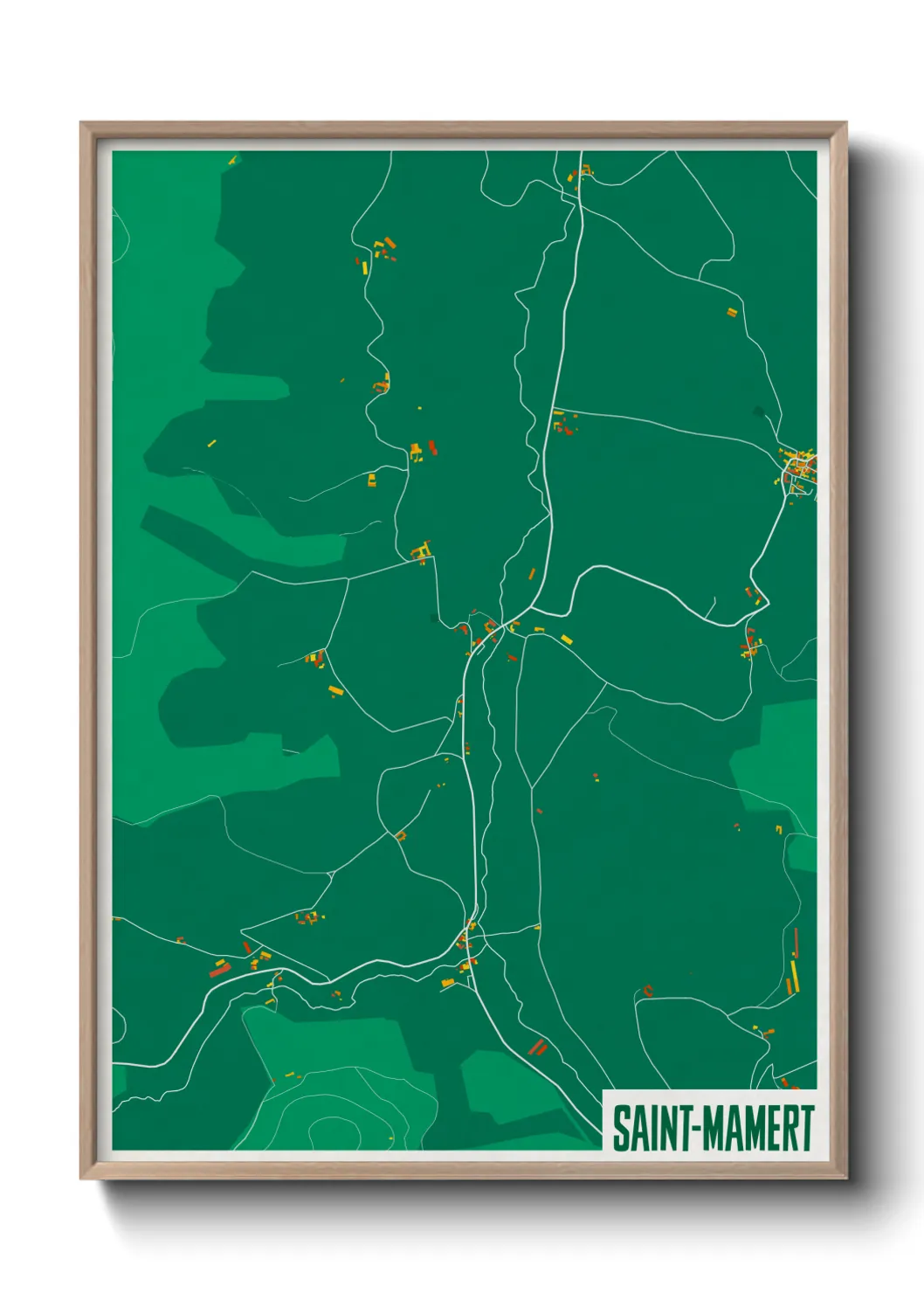 Un poster carteSaint-Mamert