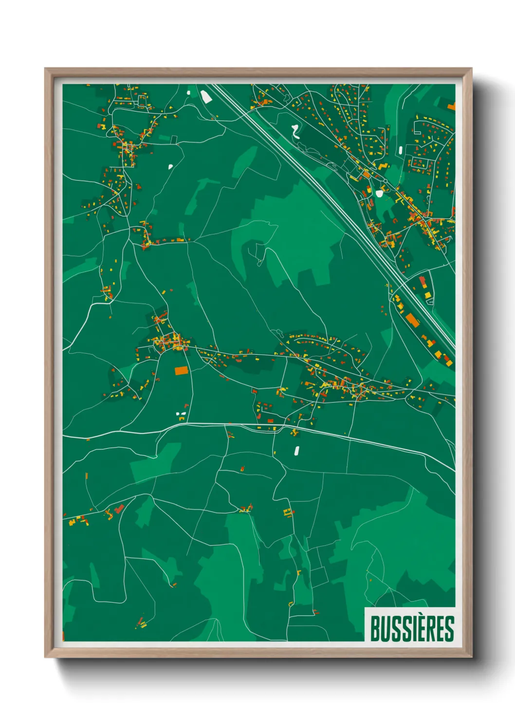 Un poster carteBussières
