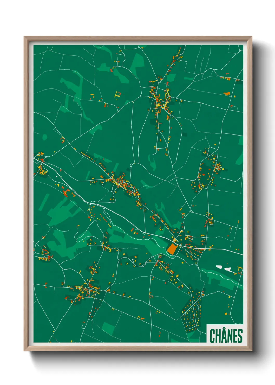 Un poster carteChânes