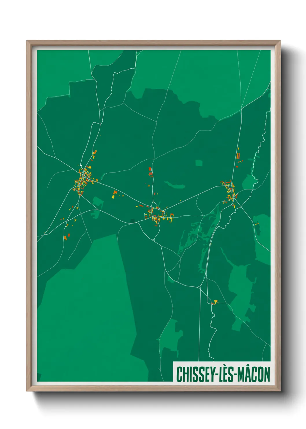 Un poster carteChissey-lès-Mâcon