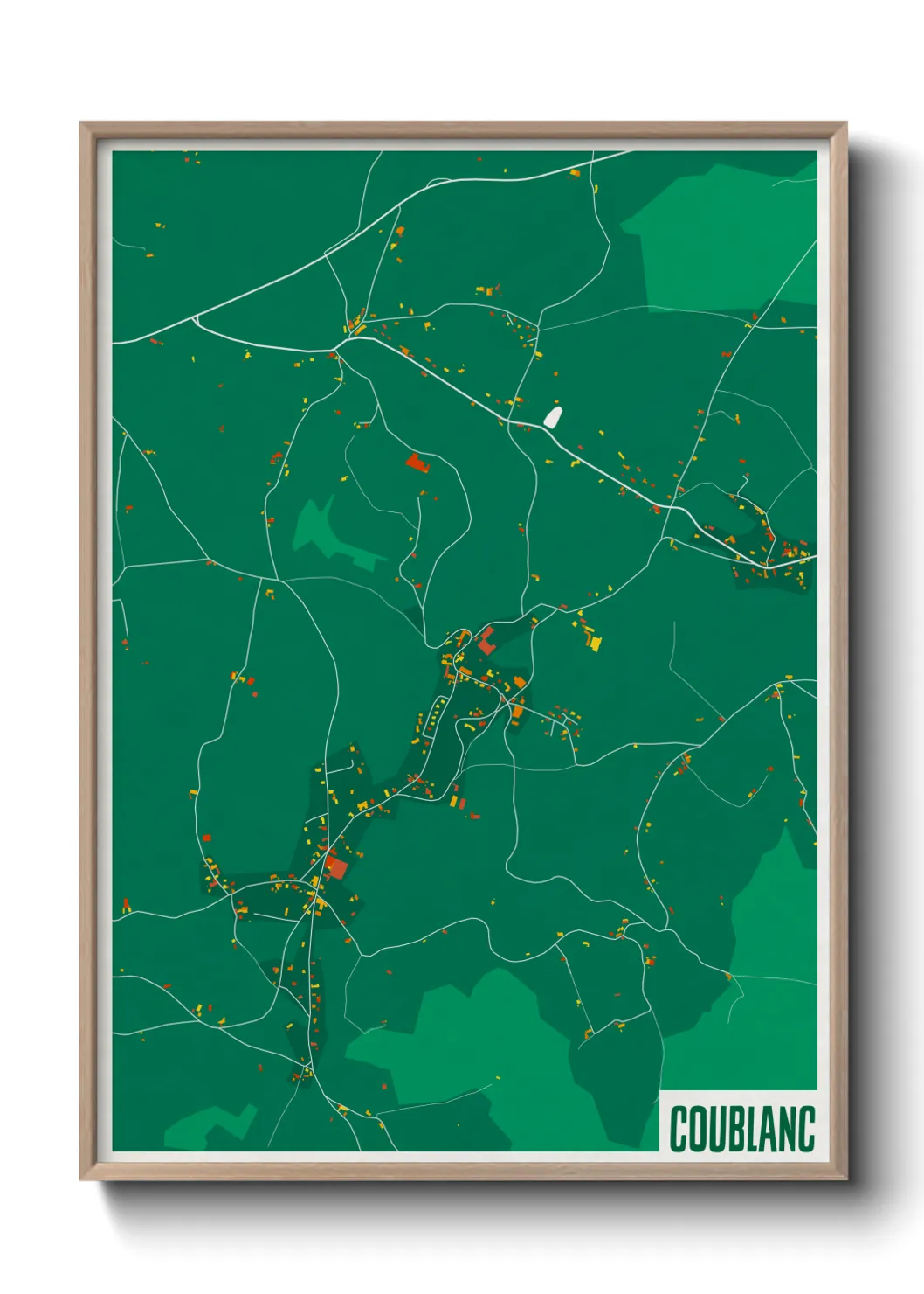 Un poster carteCoublanc