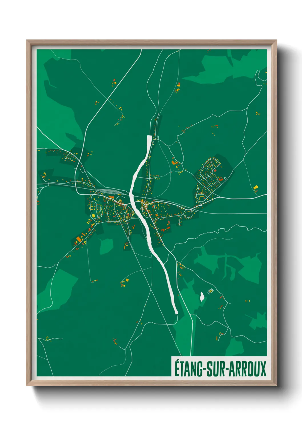 Un poster carteÉtang-sur-Arroux