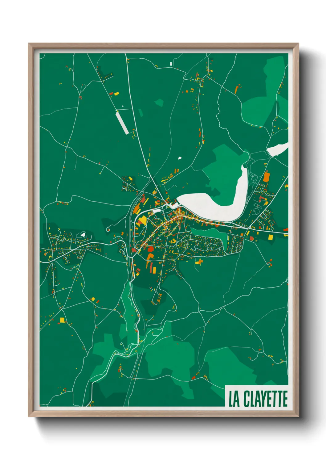 Un poster carteLa Clayette