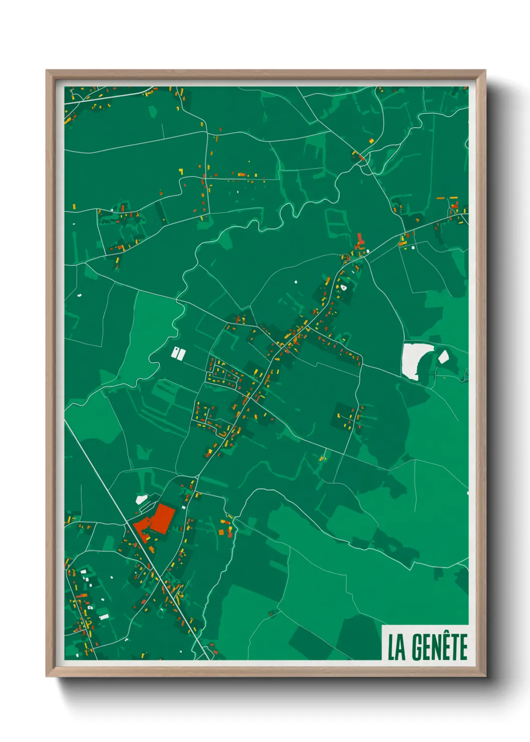 Un poster carteLa Genête