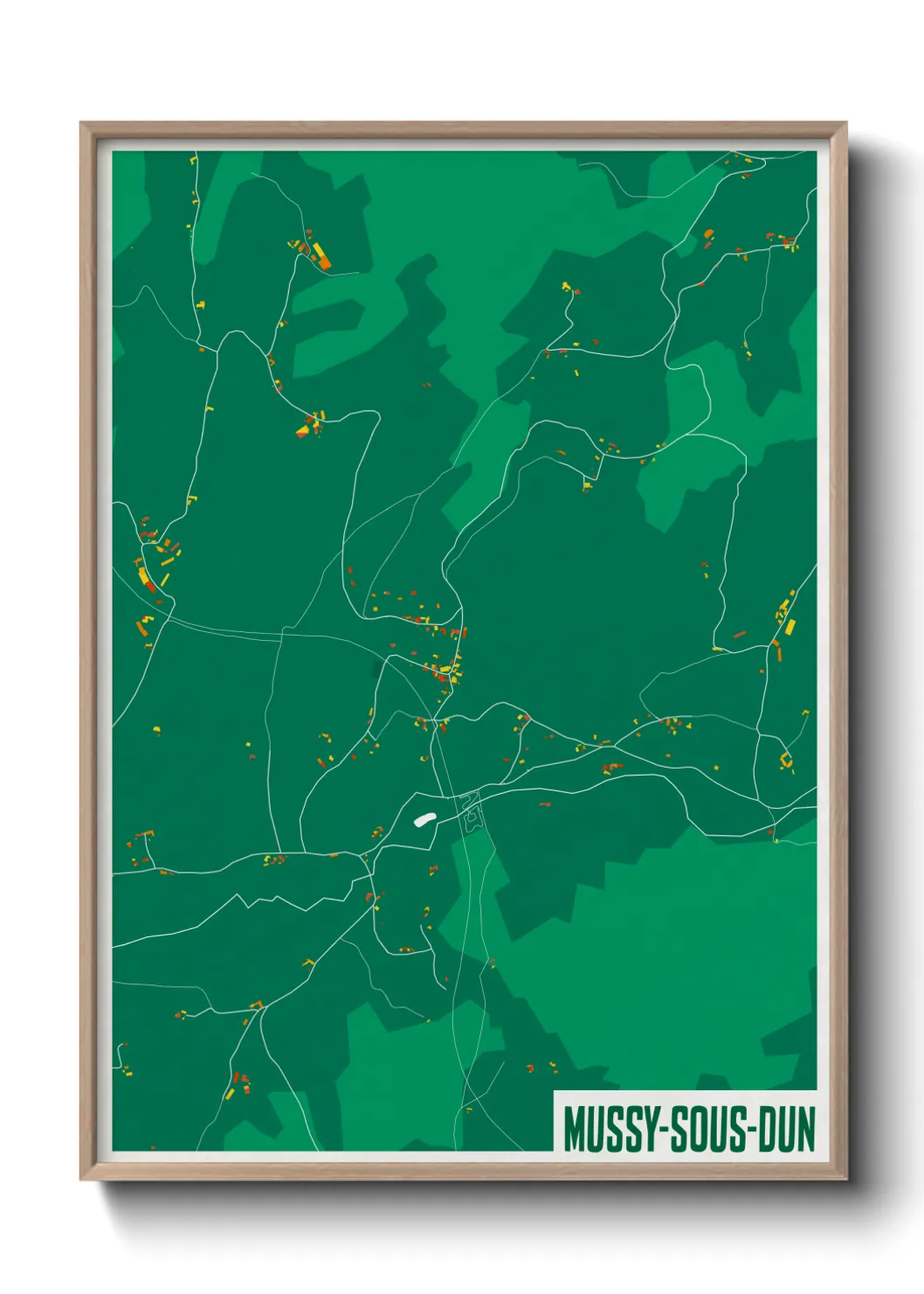 Un poster carteMussy-sous-Dun