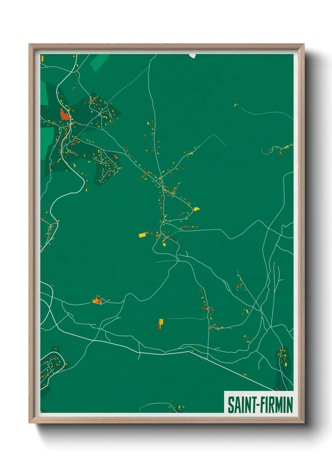 Un poster carteSaint-Firmin