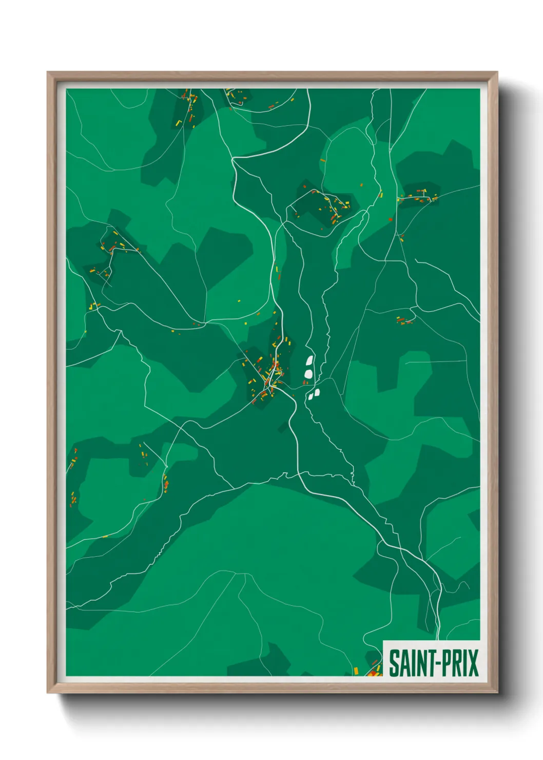 Un poster carteSaint-Prix