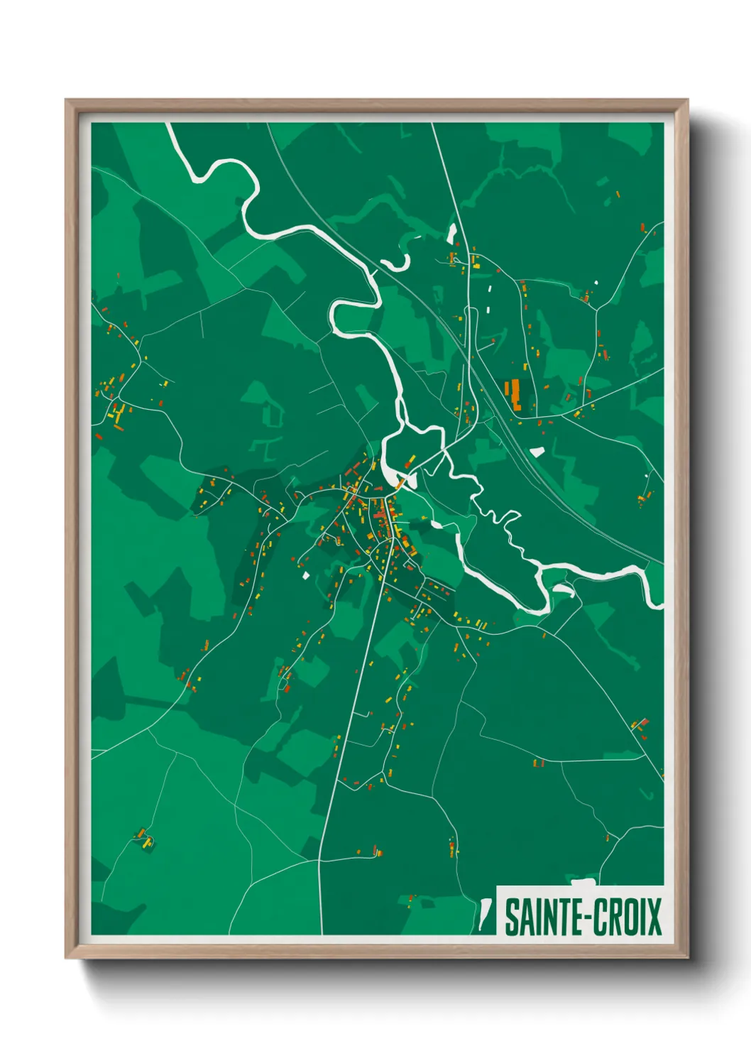 Un poster carteSainte-Croix