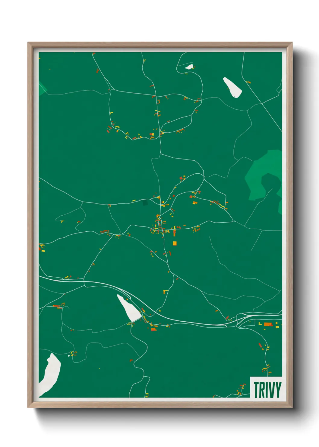 Une affiche de carte sur Trivy