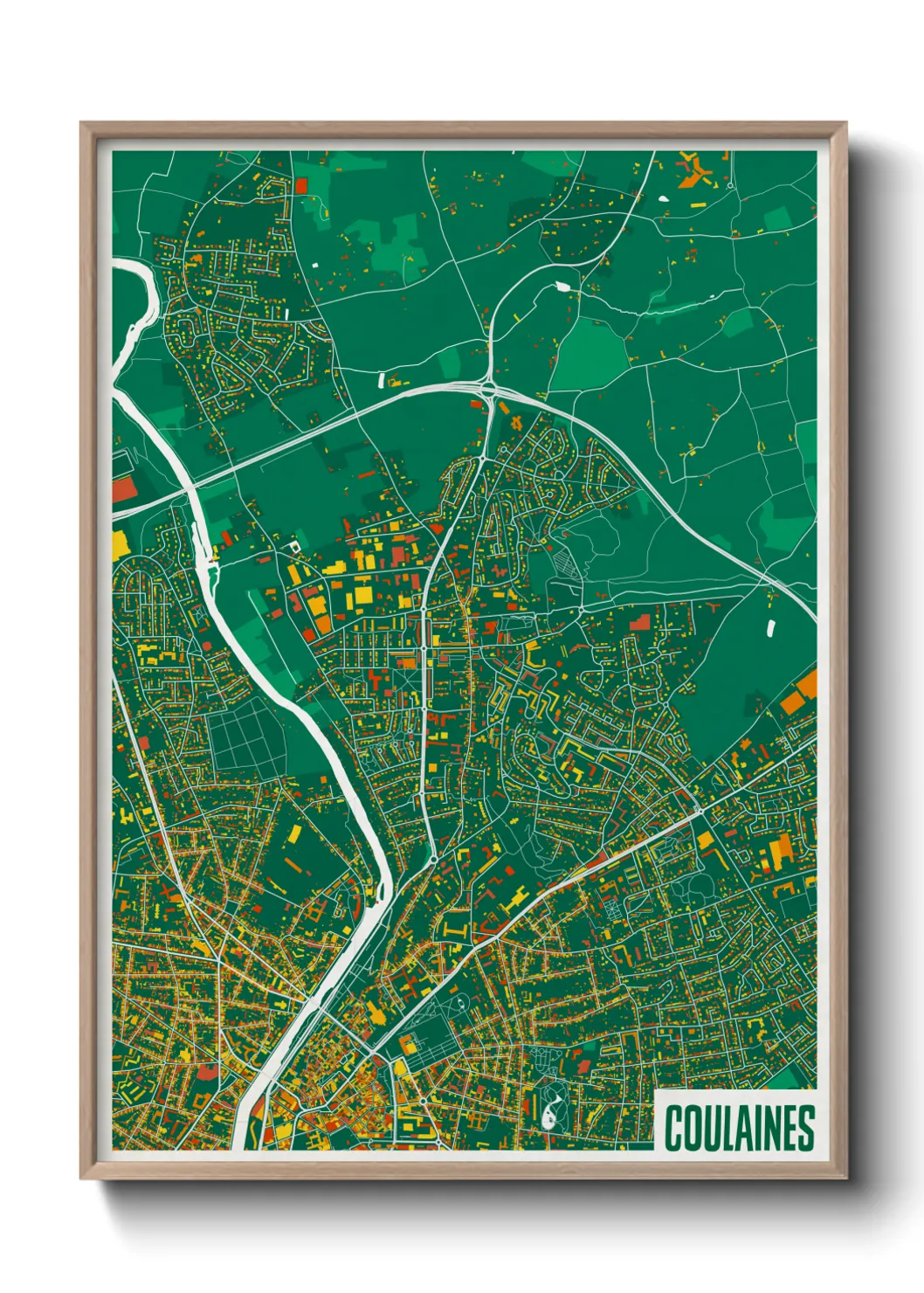 Un poster carteCoulaines