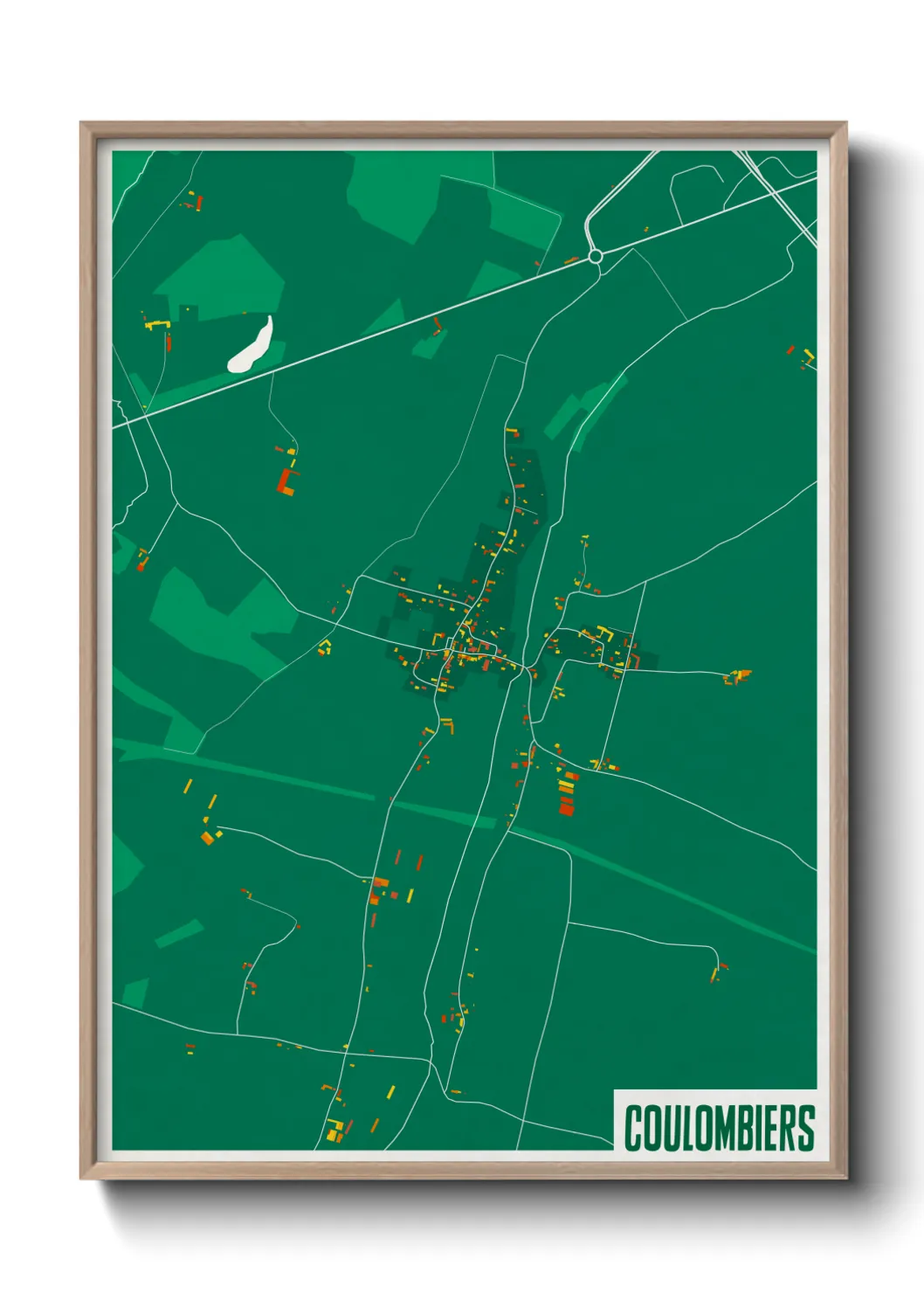 Un poster carteCoulombiers