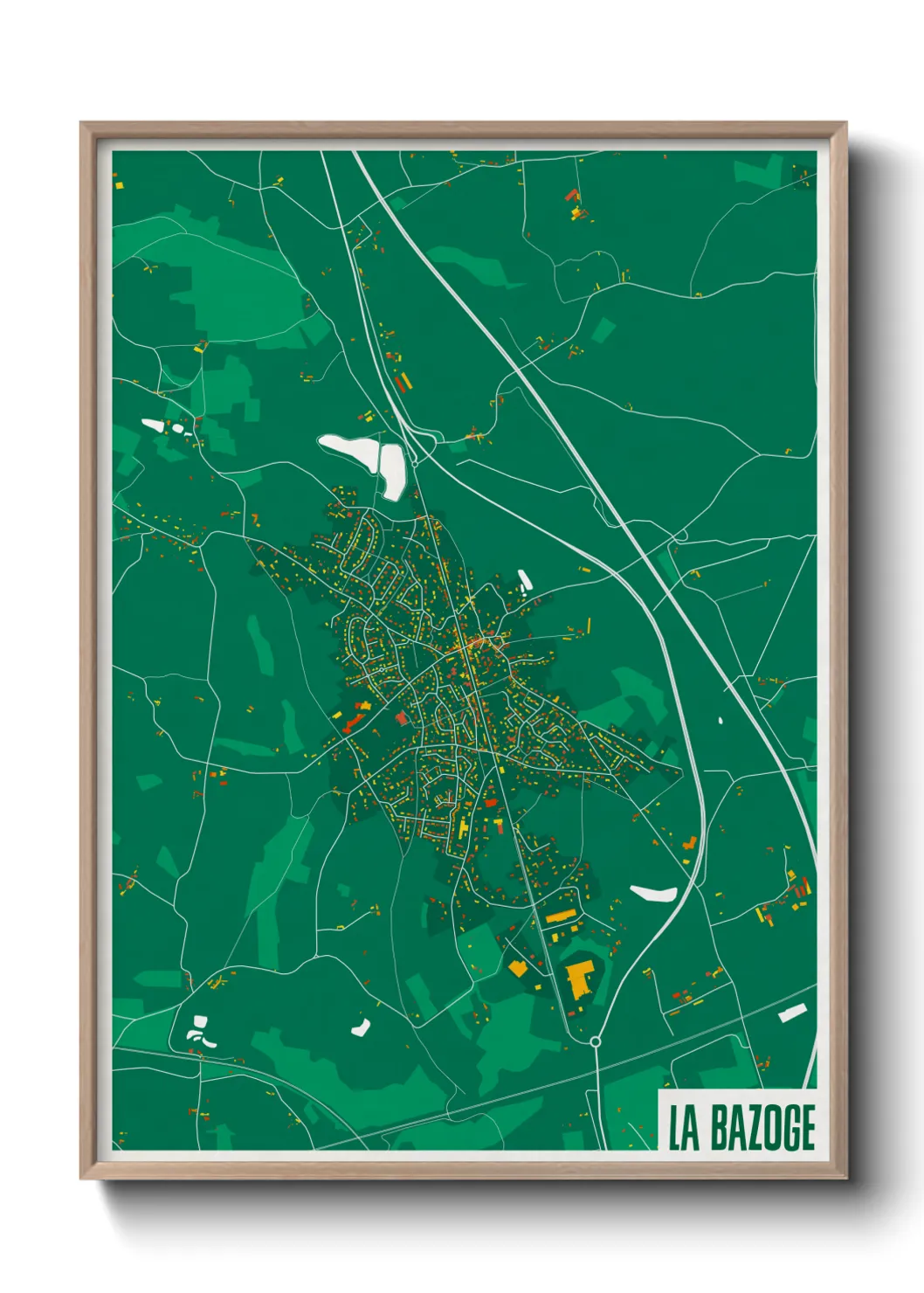 Un poster carteLa Bazoge