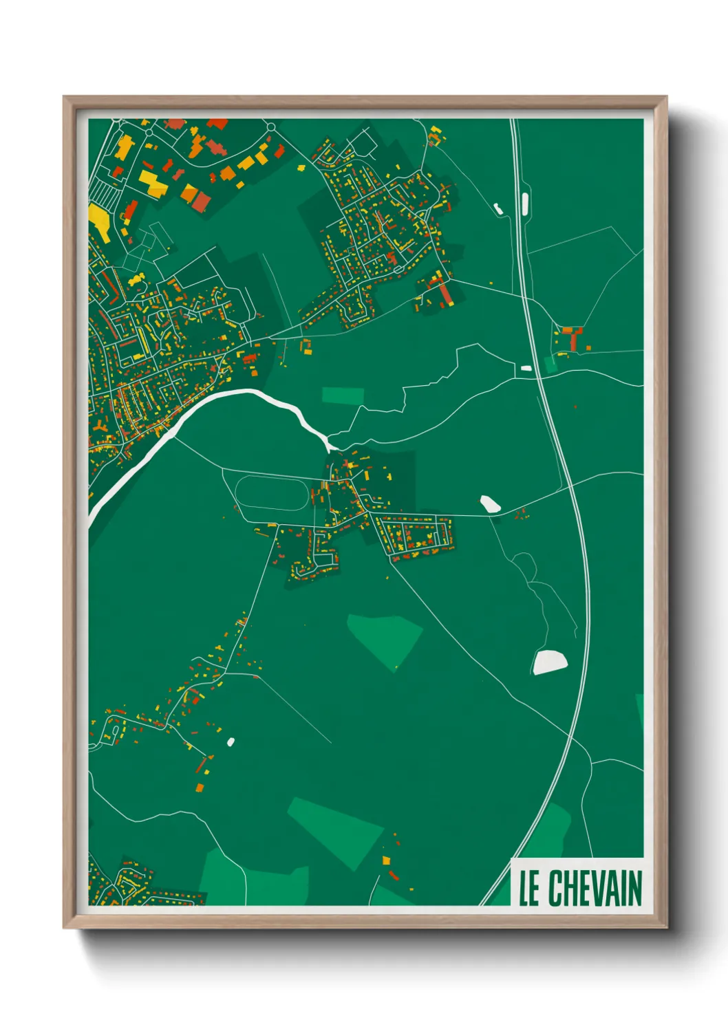 Un poster carteLe Chevain