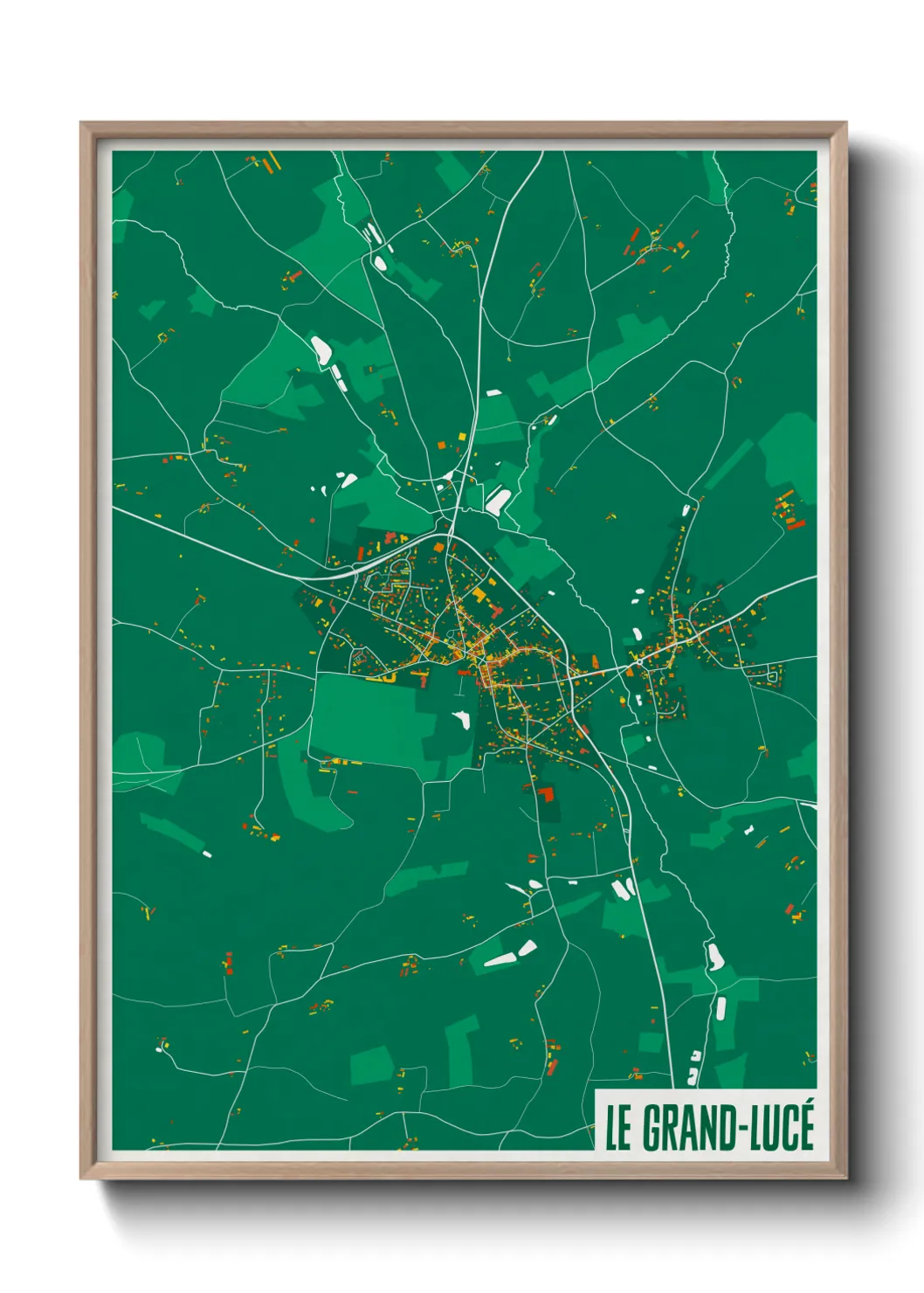 Un poster carteLe Grand-Lucé