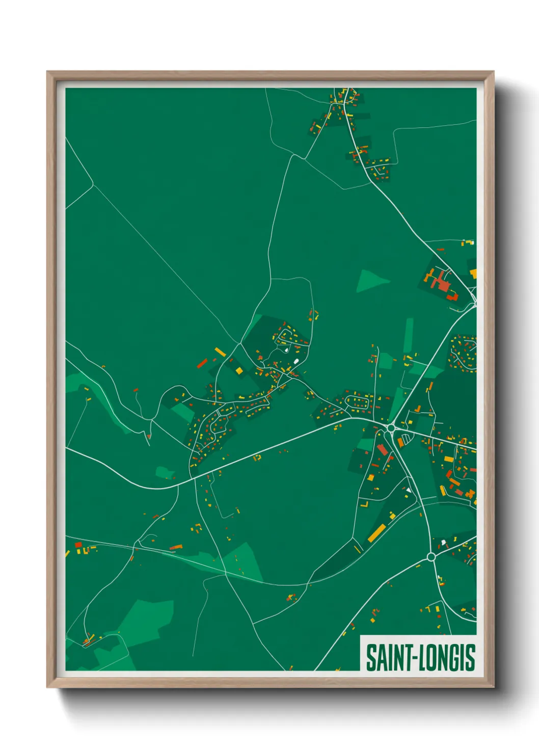 Un poster carteSaint-Longis