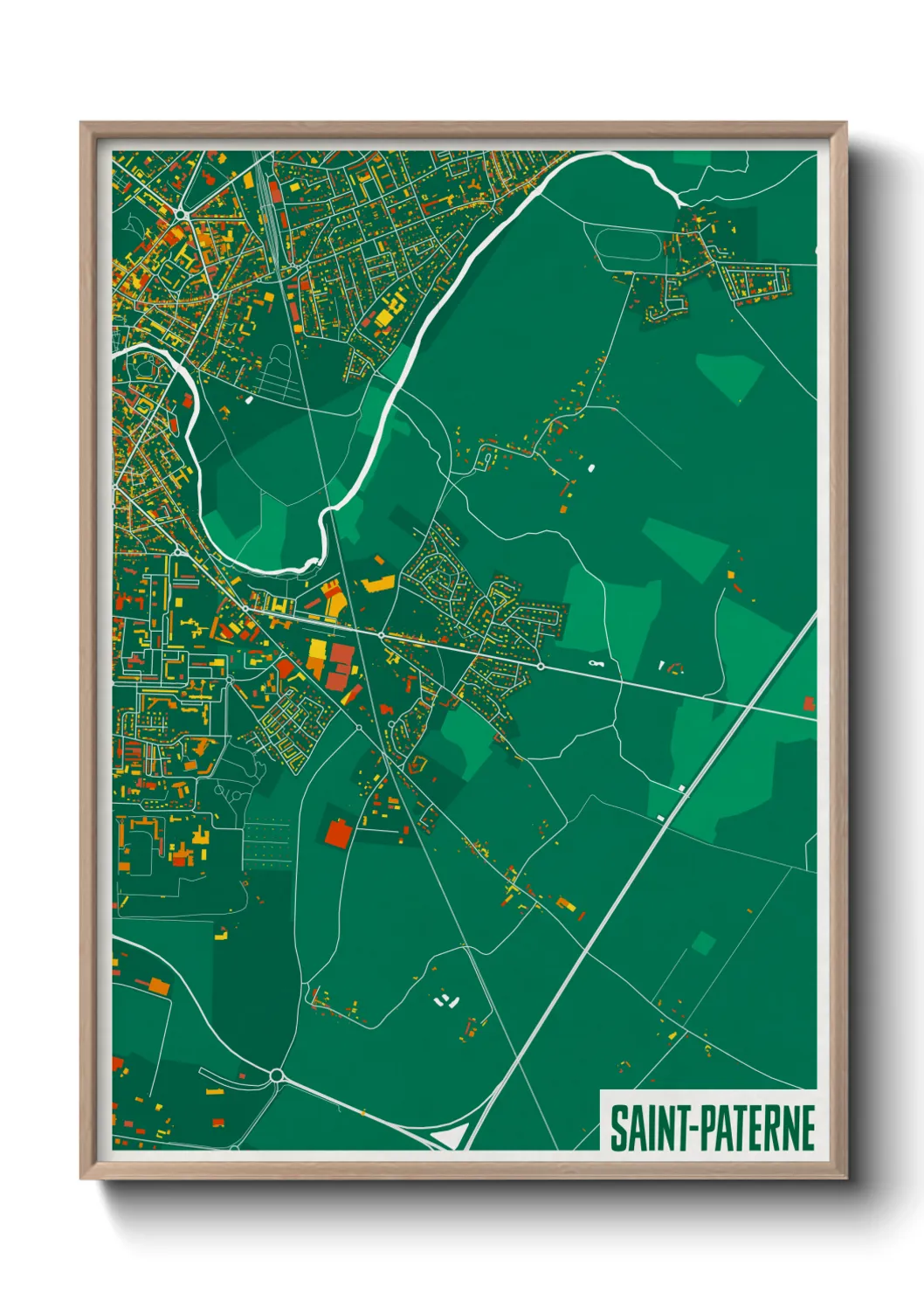 Un poster carteSaint-Paterne