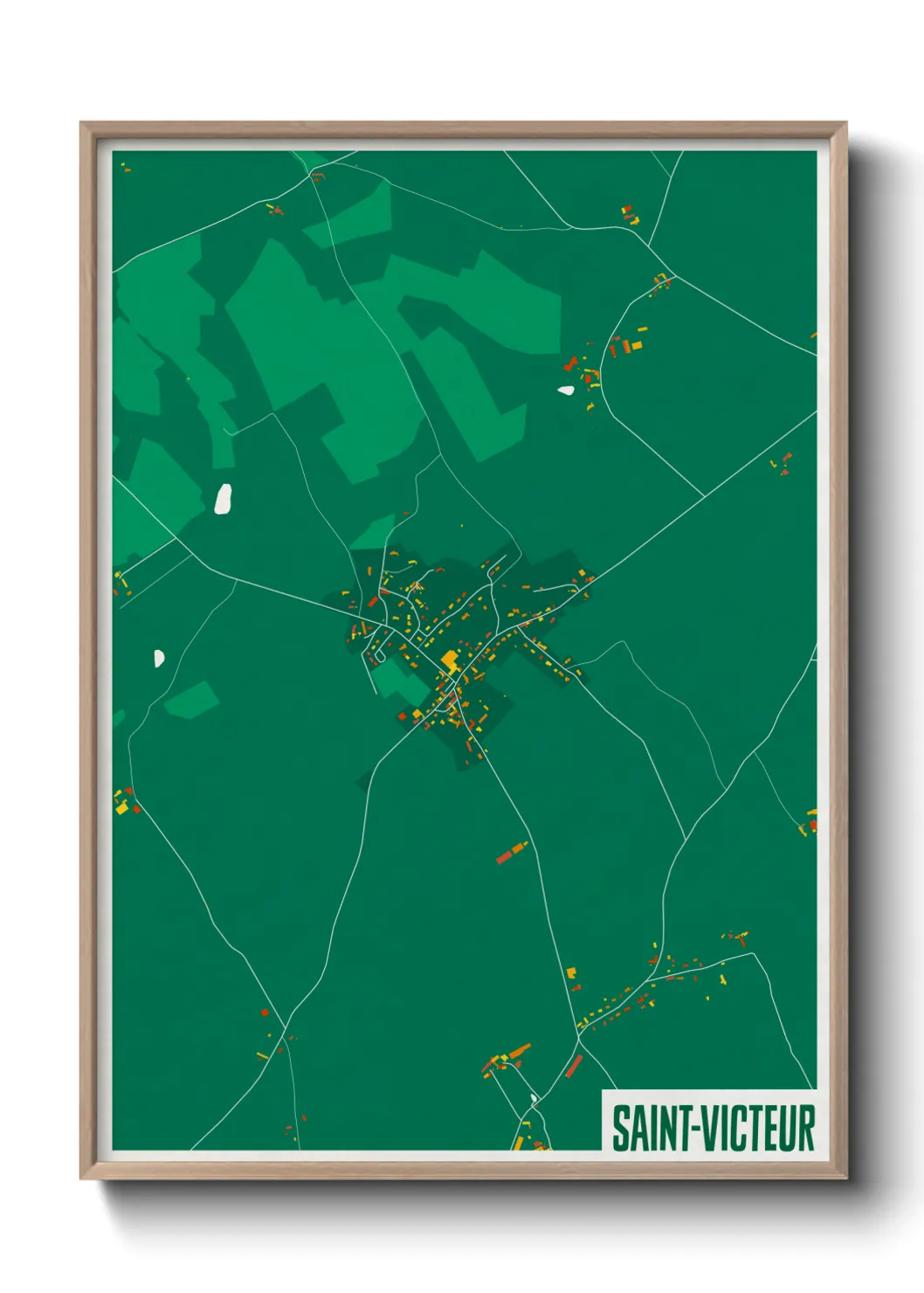 Un poster carteSaint-Victeur