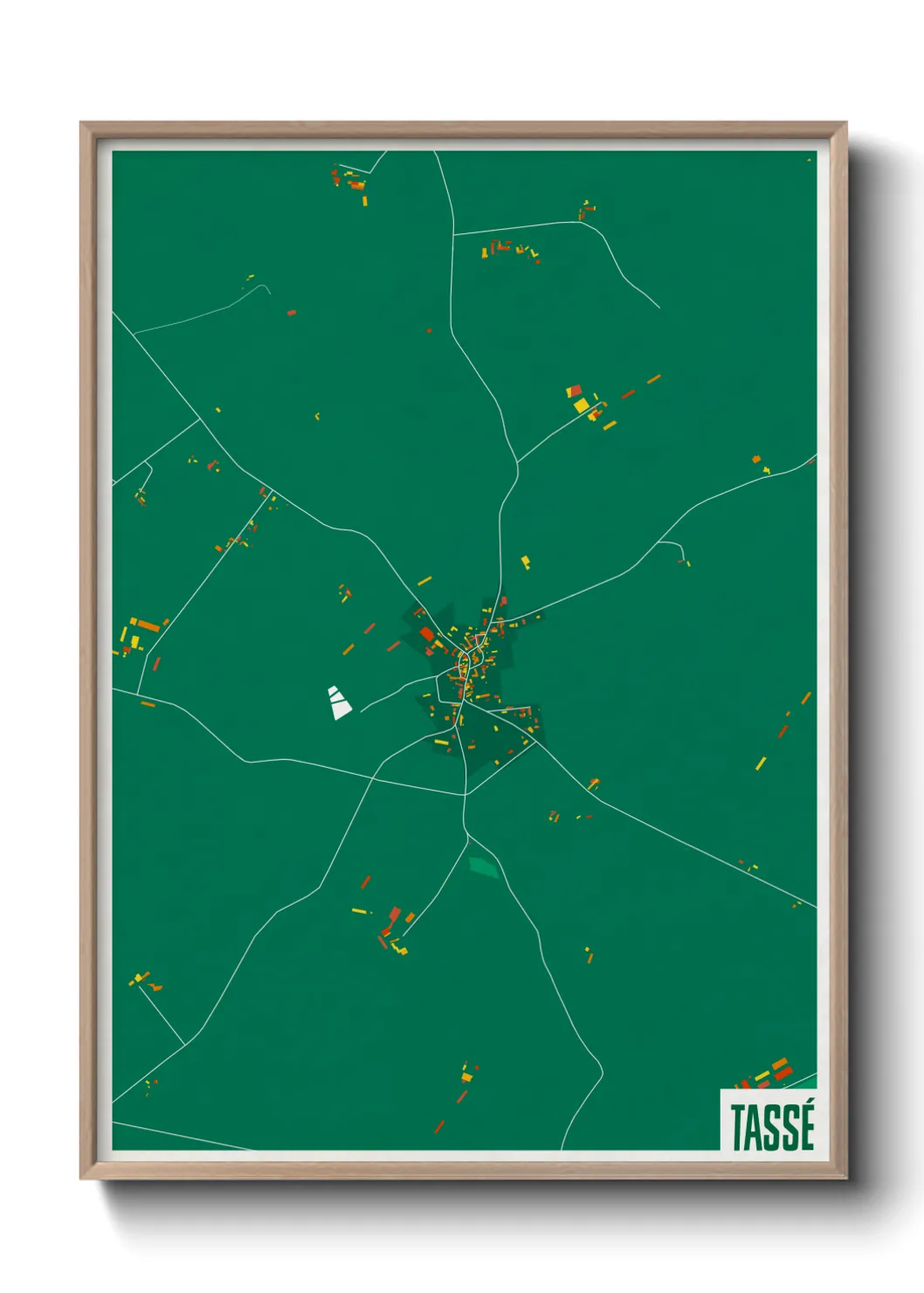 Un poster carteTassé