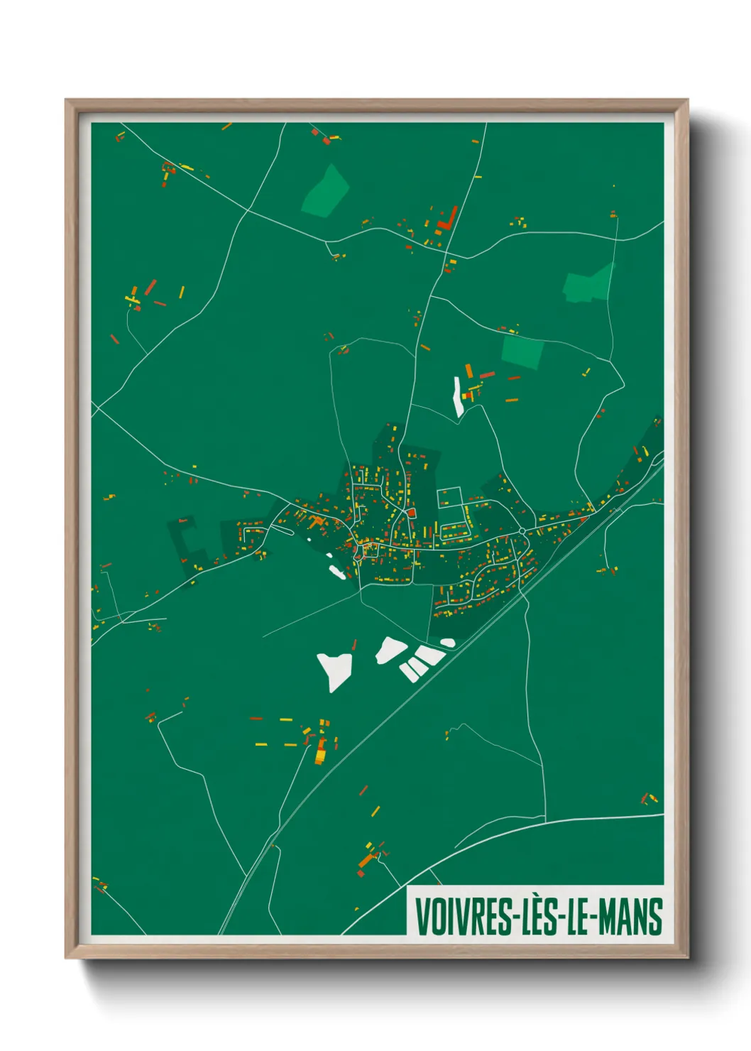 Un poster carteVoivres-lès-le-Mans