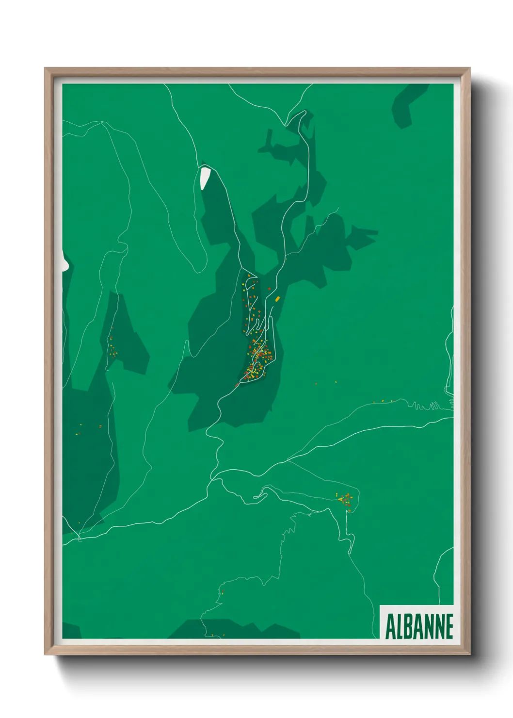 Un poster carteAlbanne