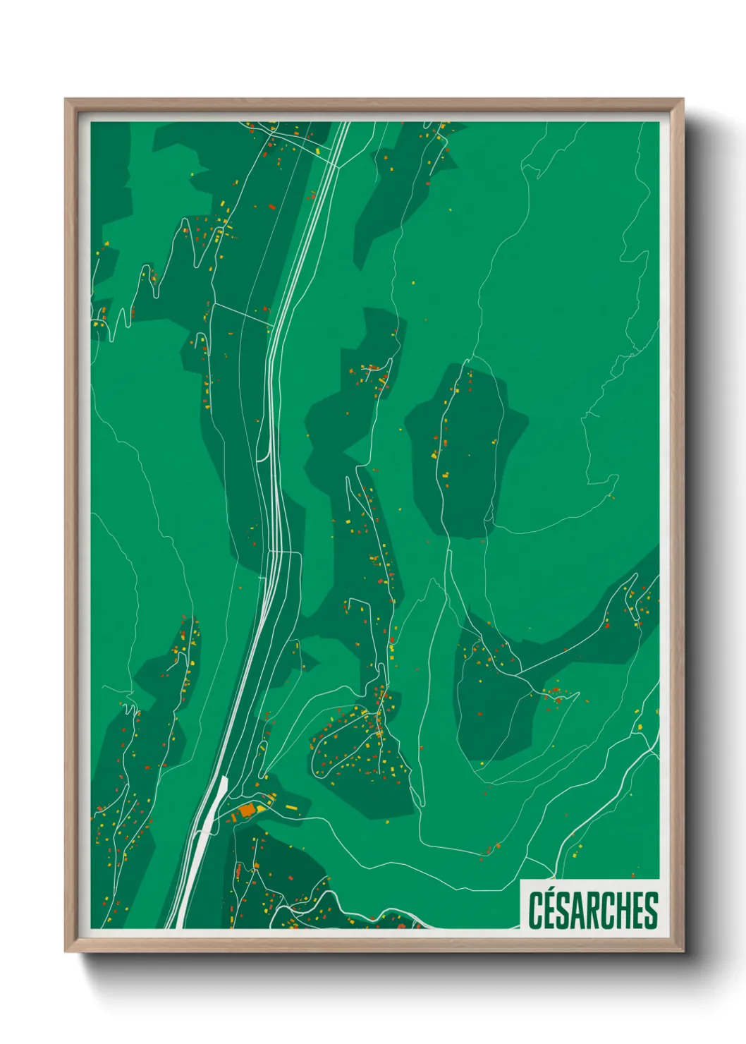 Un poster carteCésarches