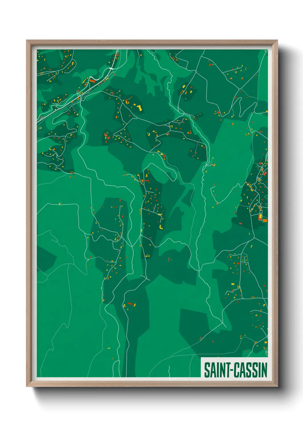 Un poster carteSaint-Cassin