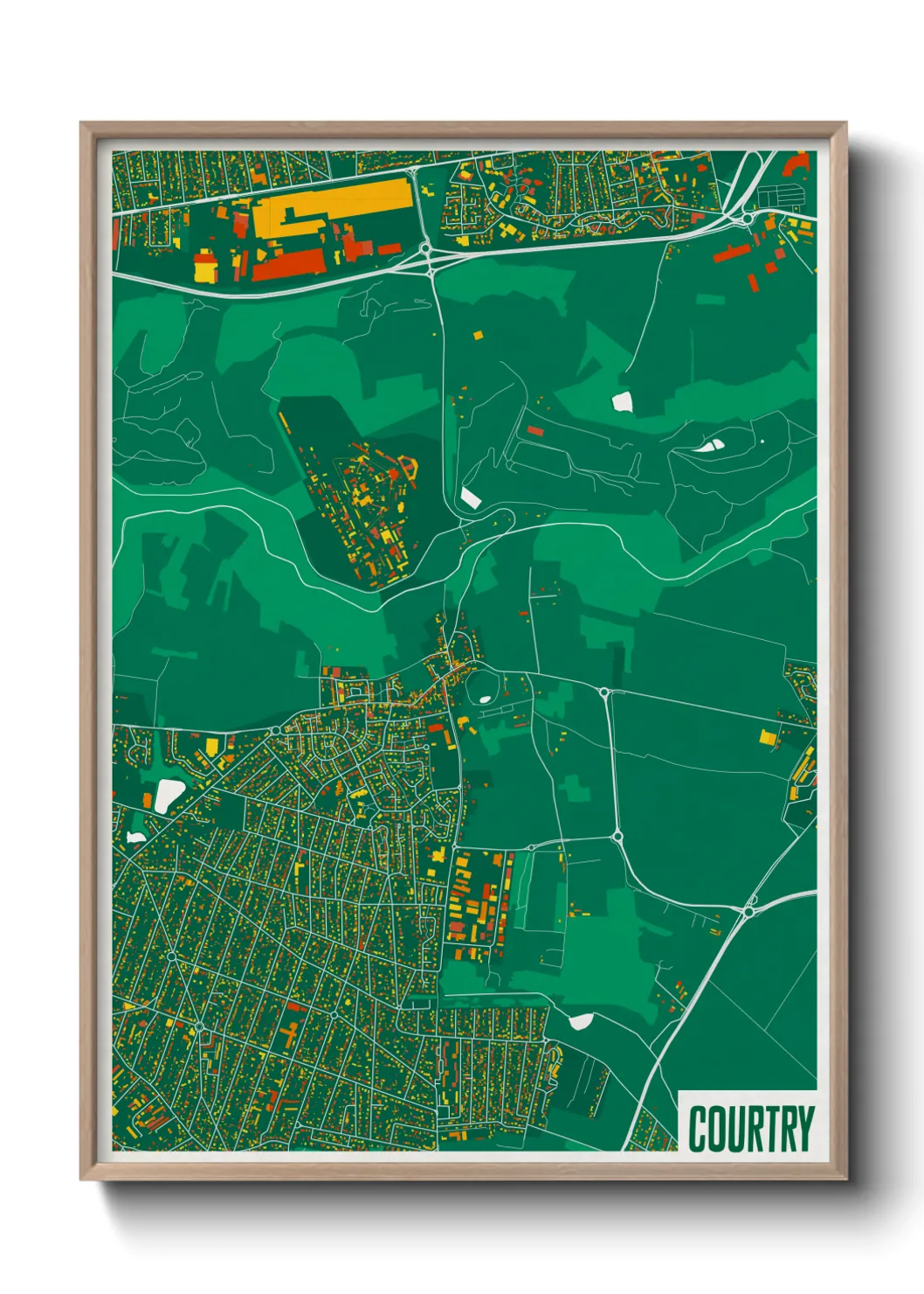 Un poster carteCourtry