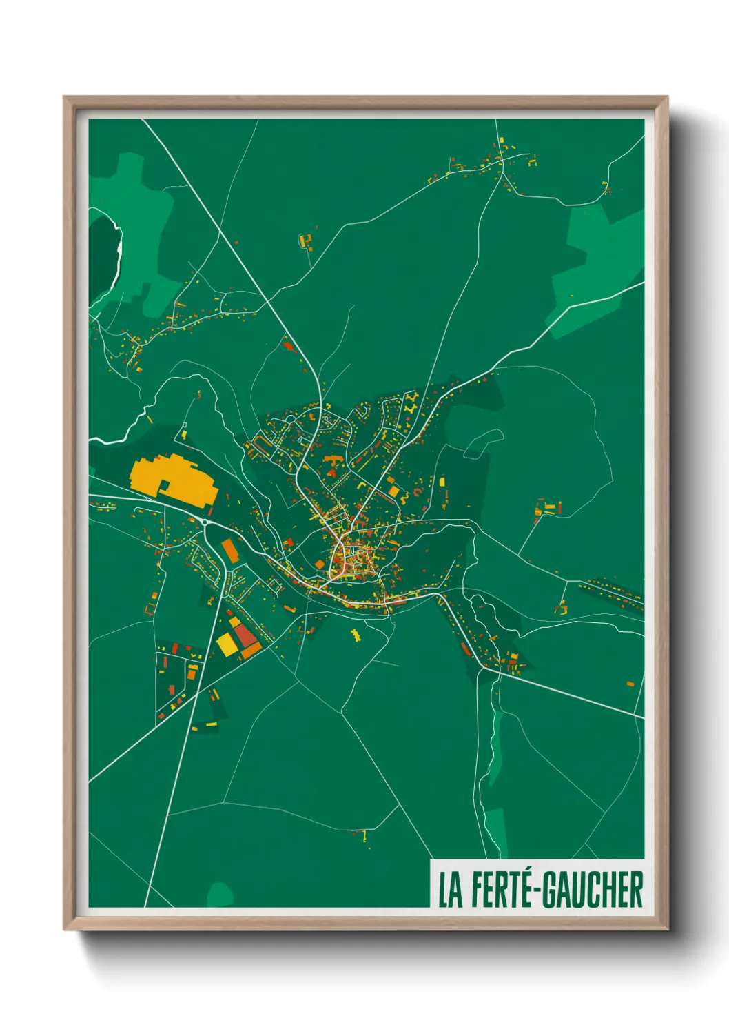 Un poster carteLa Ferté-Gaucher