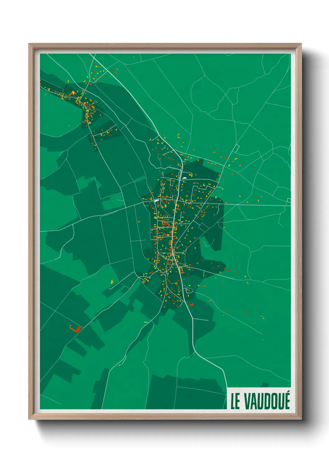 Un poster carteLe Vaudoué
