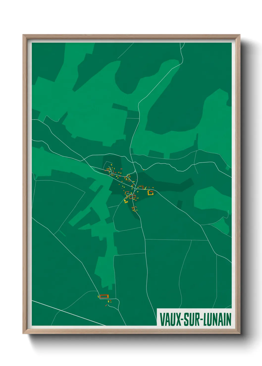 Un poster carteVaux-sur-Lunain
